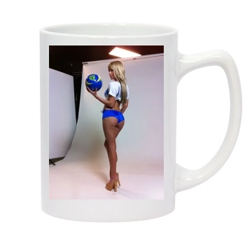 Sara Jean Underwood 14oz White Statesman Mug