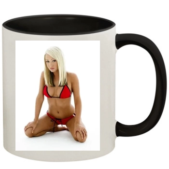 Sara Jean Underwood 11oz Colored Inner & Handle Mug