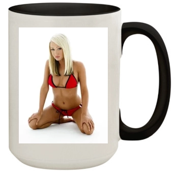 Sara Jean Underwood 15oz Colored Inner & Handle Mug