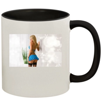 Sara Jean Underwood 11oz Colored Inner & Handle Mug