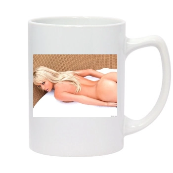 Sara Jean Underwood 14oz White Statesman Mug