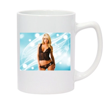 Sara Jean Underwood 14oz White Statesman Mug