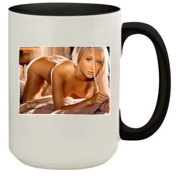 Sara Jean Underwood 15oz Colored Inner & Handle Mug