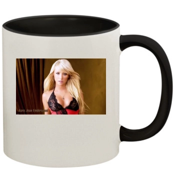 Sara Jean Underwood 11oz Colored Inner & Handle Mug