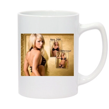 Sara Jean Underwood 14oz White Statesman Mug