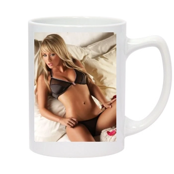 Sara Jean Underwood 14oz White Statesman Mug