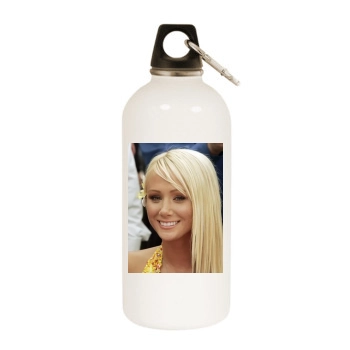 Sara Jean Underwood White Water Bottle With Carabiner