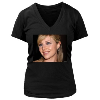 Sarah Chalke Women's Deep V-Neck TShirt