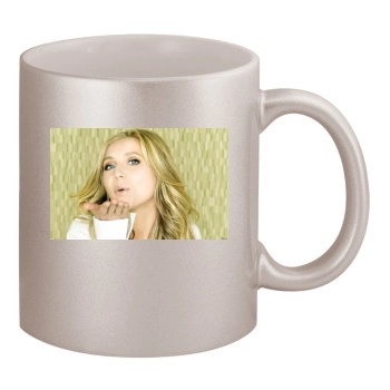 Sarah Chalke 11oz Metallic Silver Mug