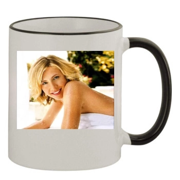 Sarah Chalke 11oz Colored Rim & Handle Mug