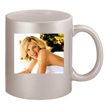 Sarah Chalke 11oz Metallic Silver Mug