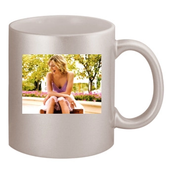 Sarah Chalke 11oz Metallic Silver Mug