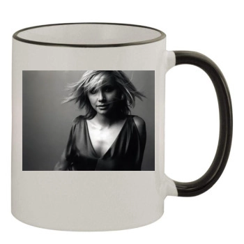 Sarah Chalke 11oz Colored Rim & Handle Mug