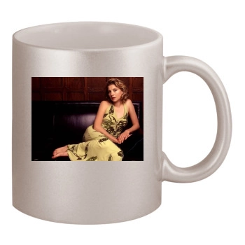 Sarah Chalke 11oz Metallic Silver Mug