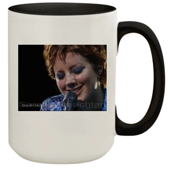 Sarah McLachlan 15oz Colored Inner & Handle Mug