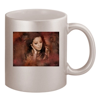 Sarah McLachlan 11oz Metallic Silver Mug