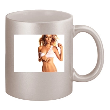 Sarah Wynter 11oz Metallic Silver Mug