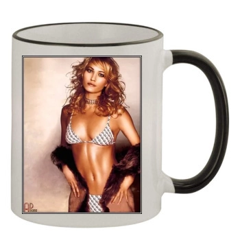 Sarah Wynter 11oz Colored Rim & Handle Mug