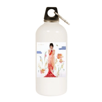 Satomi Ishihara White Water Bottle With Carabiner