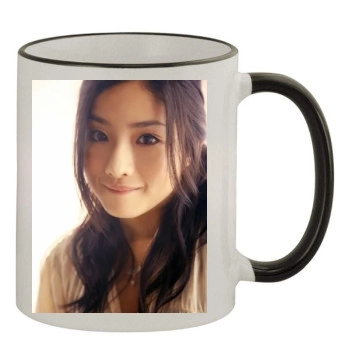 Satomi Ishihara 11oz Colored Rim & Handle Mug