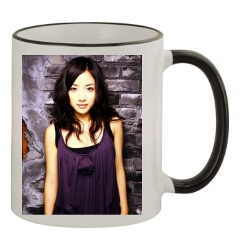 Satomi Ishihara 11oz Colored Rim & Handle Mug