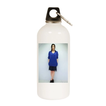 Satomi Ishihara White Water Bottle With Carabiner