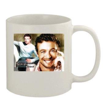 Simon Baker 11oz White Mug