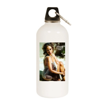 Stacey Dash White Water Bottle With Carabiner