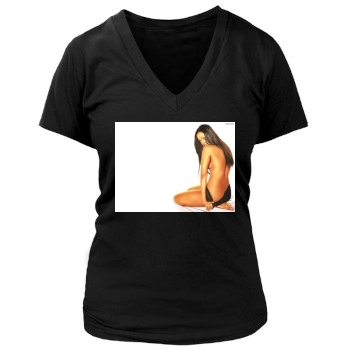 Stacey Dash Women's Deep V-Neck TShirt