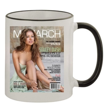 Stacey Dash 11oz Colored Rim & Handle Mug