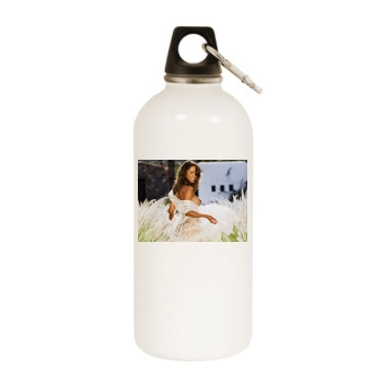 Stacey Dash White Water Bottle With Carabiner