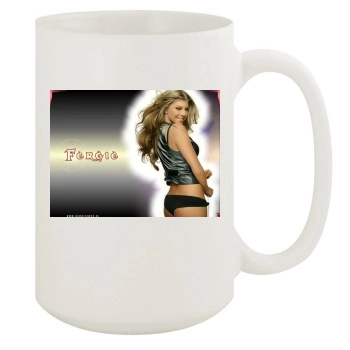 Fergie 15oz White Mug