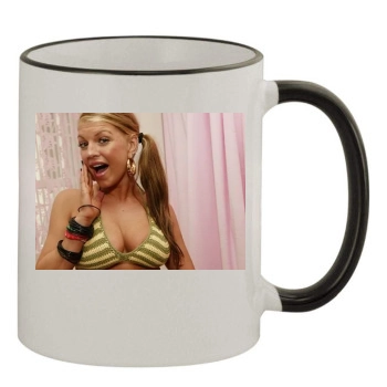 Fergie 11oz Colored Rim & Handle Mug