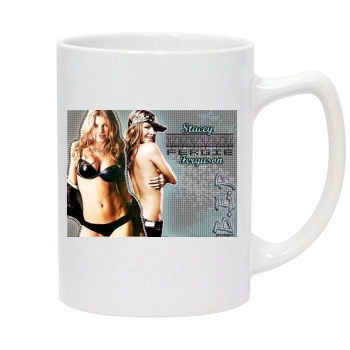 Fergie 14oz White Statesman Mug