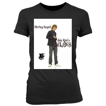 Sterling Knight Women's Junior Cut Crewneck T-Shirt