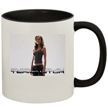 Summer Glau 11oz Colored Inner & Handle Mug