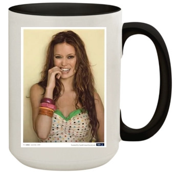 Summer Glau 15oz Colored Inner & Handle Mug