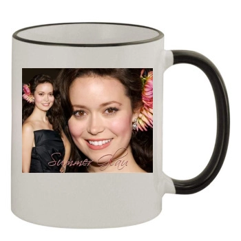 Summer Glau 11oz Colored Rim & Handle Mug