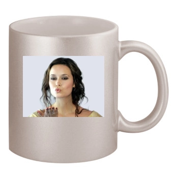 Summer Glau 11oz Metallic Silver Mug