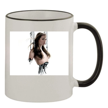 Summer Glau 11oz Colored Rim & Handle Mug