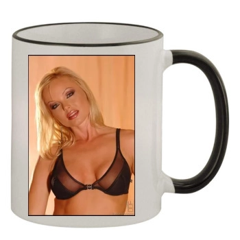 Sylvia Saint 11oz Colored Rim & Handle Mug