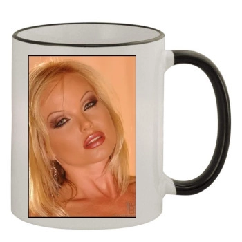 Sylvia Saint 11oz Colored Rim & Handle Mug