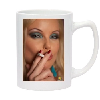 Sylvia Saint 14oz White Statesman Mug