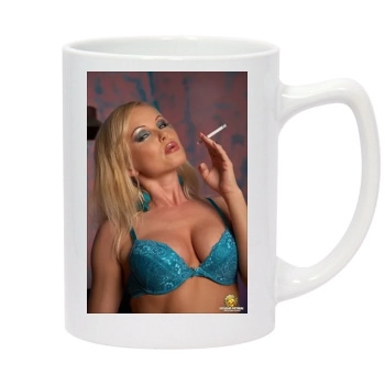 Sylvia Saint 14oz White Statesman Mug