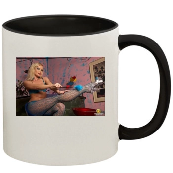 Sylvia Saint 11oz Colored Inner & Handle Mug