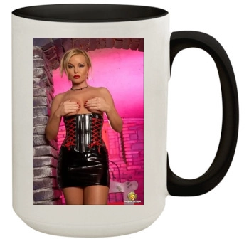 Sylvia Saint 15oz Colored Inner & Handle Mug