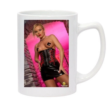 Sylvia Saint 14oz White Statesman Mug