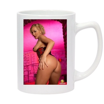 Sylvia Saint 14oz White Statesman Mug