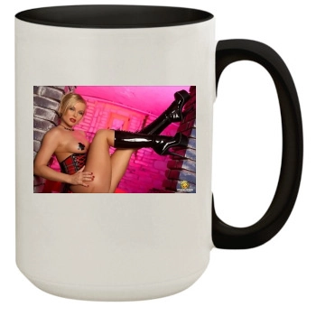 Sylvia Saint 15oz Colored Inner & Handle Mug