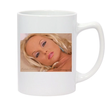 Sylvia Saint 14oz White Statesman Mug